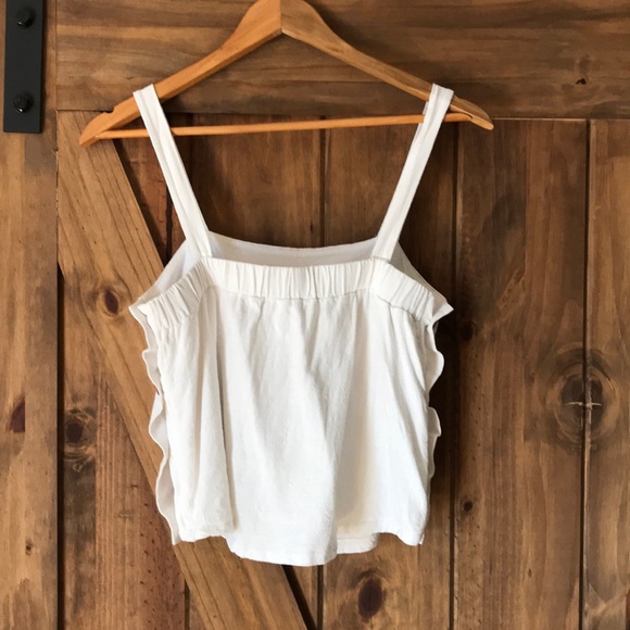 SOLD- Linen tank top - Picture 6 of 8